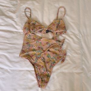 For Love and Lemons One Piece Bathing Suit